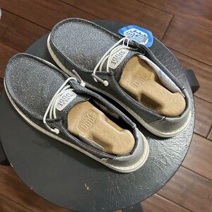 Hey Dude Slip-On Shoe - Glitter Charcoal